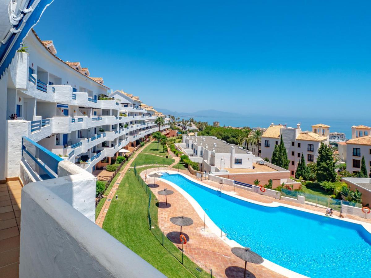2307-Amazing 2Bedrooms Sea View Pool View Manilva Exteriör bild